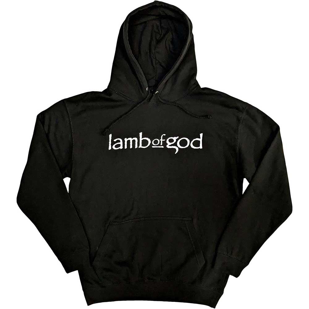 Rock Off officially licensed products Lamb of God Skeleton Eagle Pullover Felpa con Cappuccio Size M