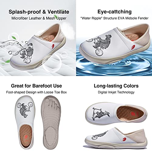 Image of UIN Womens Loafers Casual Travel Barefoot Shoes Lightweight Comfort Slip On Sneakers Mojacar