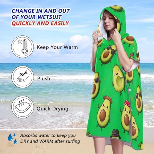 Poncho de surf léger taille unique pour se changer sans encombre dehors - 5