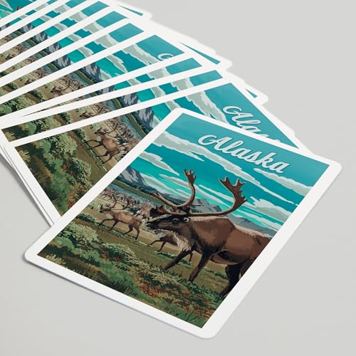 Baraja de Poker Lantern Press Alaska, 52 cartas miniatura 5