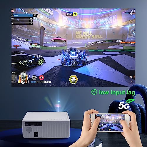 Image of TOPTRO Projector for Home 4K Support, MovieTime 1080p Full HD Projector 14000Lumen YouTube Netflix Primevideo Hotstar Builtin Android WiFi Bluetooth Home Cinema Screen Mirror Portable Projector