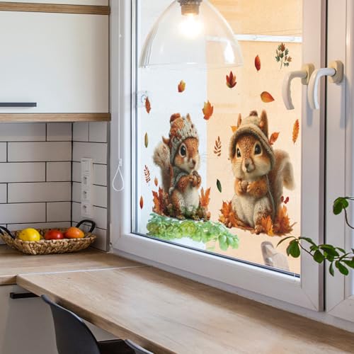 Vinilos decorativos de ardilla acuarela para pared miniatura 4