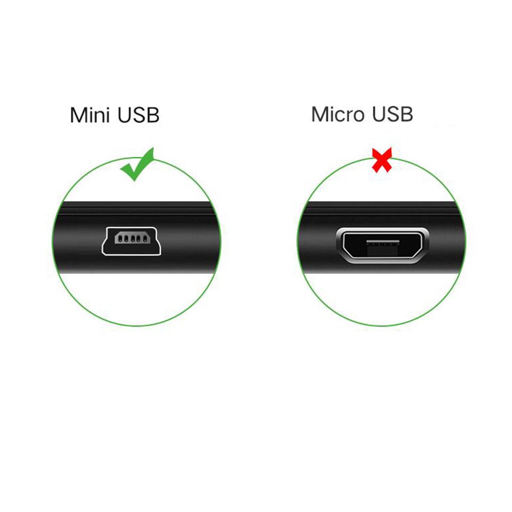 Câble USB A mâle vers Mini USB B 5 Broches mâle à Angle Droit 180 cm 0.5m Left Angle(0.5m)
