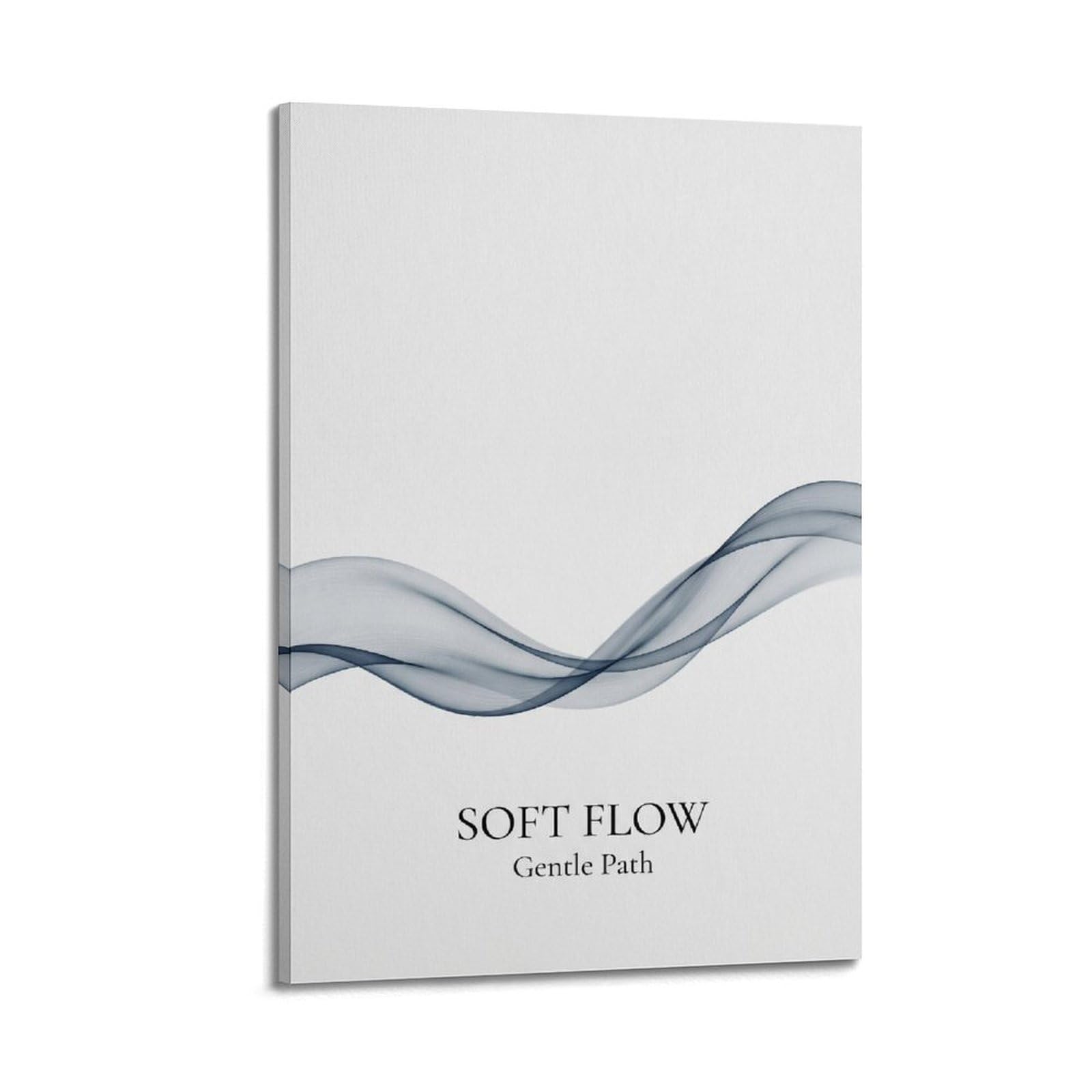 XKUGA Zen Flow Poster Soft Wave Gentle Path Healing Meditation Serenity Modern Decorative Canvas Prints - Ideal Wall Art for Family, Man Cave, Game Room, Boys & Girls Bedroom 20x30inch(50x75cm)