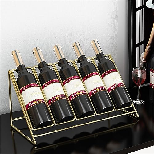 Soporte para 2 botellas de vino metálico Fodalob miniatura 3