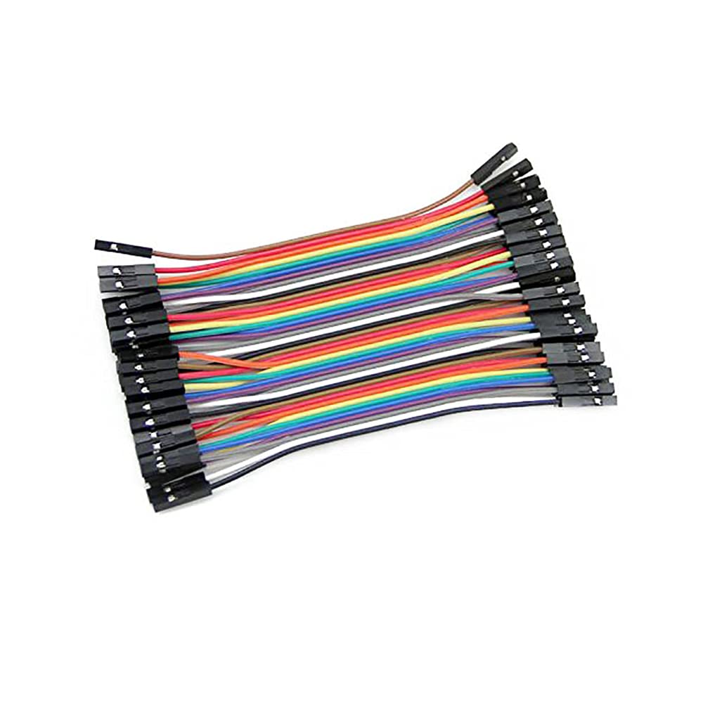 120P 10cm 1P-1P 40-Pin Ponticello femmina-femmina cavetti per circuito prototipo breadboard