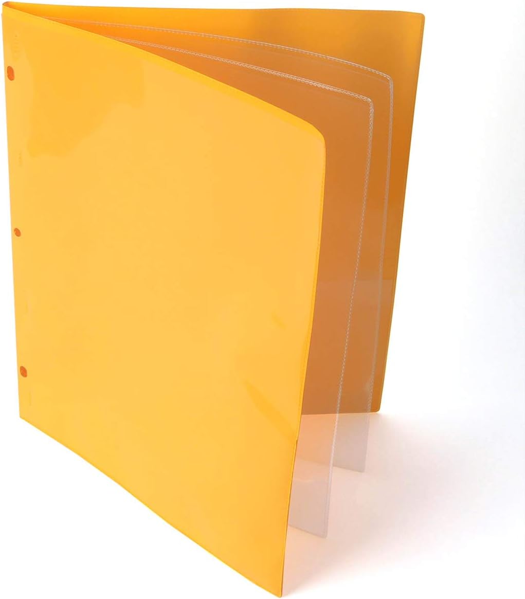 StoreSMART - 9 1/4" x 11 3/4" Multi-Pocket Folder for Commerical Truck Drivers - Metallic Blue - Two-Page - 100 Pack - ZR8004-TRUCK-MB-100