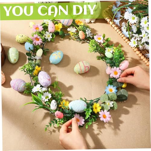 Cadres Couronne Ovale en Fil de Fer Rigide pour Décoration DIY Durable - 3