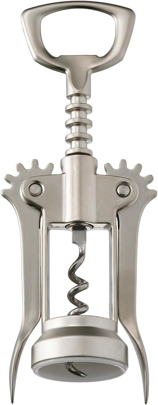 IKEA Idealisk Corkscrew Silver Color Matte Wine Bottle Opener