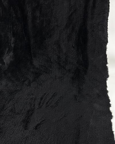 Luxurious Long Pile Faux Fur Fabric in Weasel Black | 60 Inches Wide | Sustainable Style Sold by the Yard 8 Luxurious Long Pile Faux Fur Fabric in Weasel Black | 60 Inches Wide | Sustainable Style Sold by the Yard - Image 7
