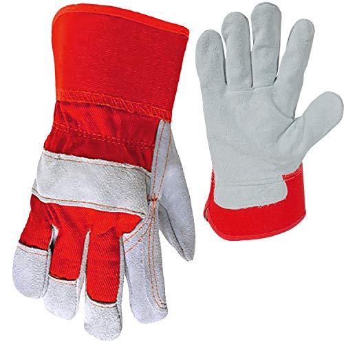 True Grip Winter Sueded Leather Palm Cold Weather Work Glove | 40G Thinsulate Insulation #TOP2