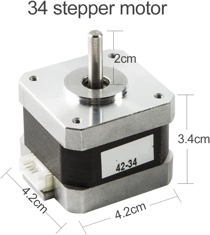 review Minong 3D Printer X/Y/Z Axis Stepper Motor 42-34/40/60 Motor 2 Phase Compatible for RepRap Stepper Motor 3D Printer Parts Compatible for Makerbot for Sovol for Creality Willing (Color : 42-60)