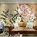 Produktbild Benutzerdefinierte 3D Wandbild Floral Tapete Schlafzimmer Tv Hintergrund Tapete Retro-   Wandpapier Wandbild I-450X300Cm