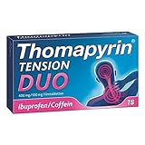 tension Bei stärkeren Kopfschmerzen Thomapyrin TENSION DUO 400mg/100mg mit Coffein & Ibuprofen 18 stk