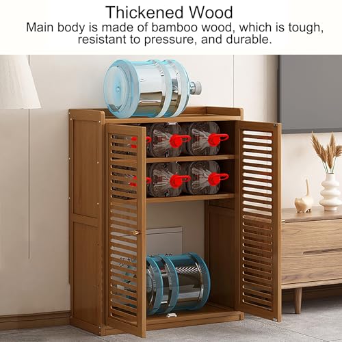 Cache-radiateur avec étagère de rangement et armoire multimédia double - 5
