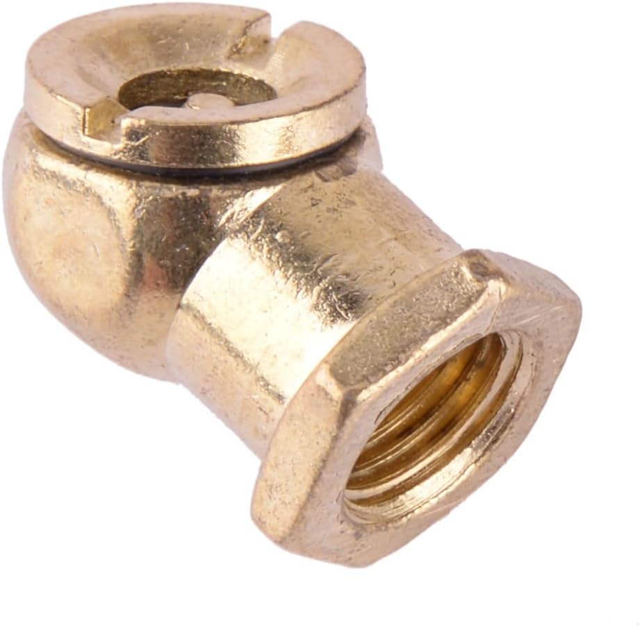Replacement Parts 10pcs 1/4" NPT Tire Inflator Gauge Ball Chuck Nozzle Air Compressor Fitting Zinc Alloy Fit for Car Bike Motorcycle Easy to Replace