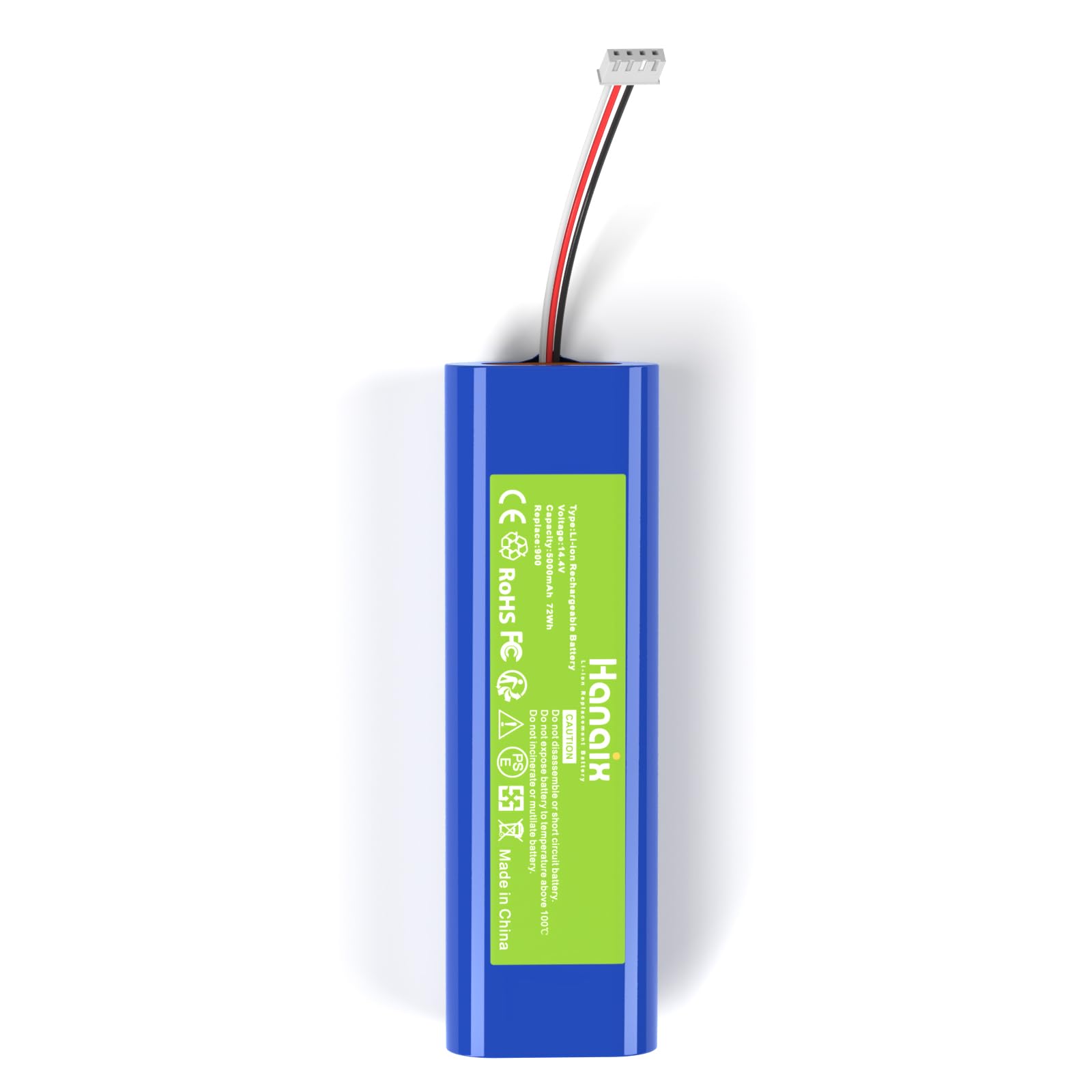 Photo 1 of Hanaix 5000mAh Battery Replacement for Ecovacs Deebot N8, N8+, N8 Pro, N8 Pro+, Deebot N5, Deebot Ozmo 920, 930, 901, 905, 937, DG36, DG3G, DG70, DX55, T5 Neo Robot Vacuum Cleaner