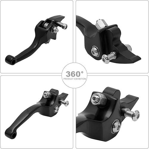 Miniatura 3 de JFG RACING Palanca de embrague de freno de motocicleta 78 pulgadas 0.866 in palancas plegables aleación de aluminio universal para CRF50 KLX SSR TTR