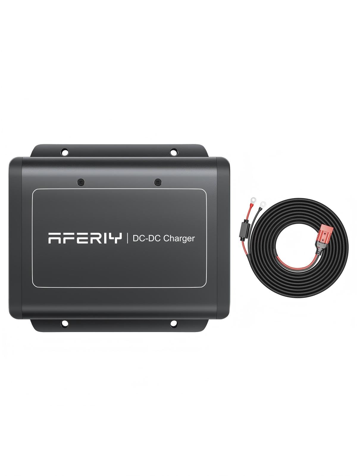 AFERIY DC060 580W Lichtmaschinen Ladegerät, DC-DC-Ladegerät für Solargenerator P210 P280 P310, 6X schneller als Zigaretten-Ladegeräte, Kompatibel mit 95% Tragbare Powerstation, perfekt für Road Trips