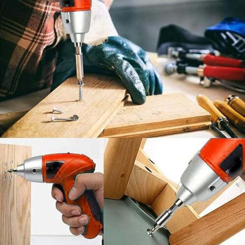 Image of 45 in 1 Cordless Electric Screwdriver Drill Kit | Rechargeable Power Tool with LED Light, Bits Holder & Reversible Function | Wireless Handy Screwdriver Set for Home, Office & DIY Use (1 Pcs)