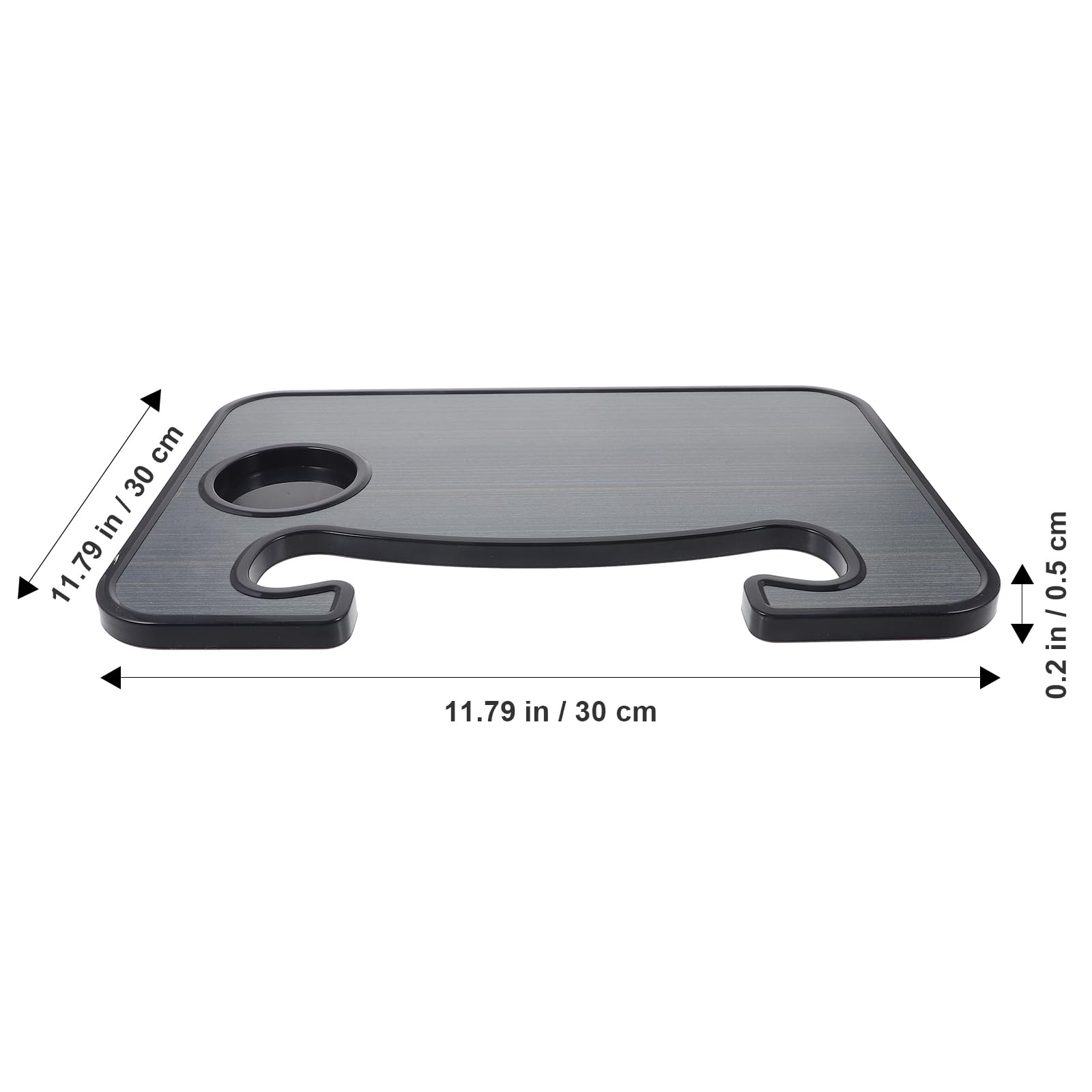Mikikit Plateau De Siège De Voiture Multifonctionnel avec Support De Tasse Idéal pour Bureau D'Ordinateur Portable Et Repas en Déplacement Rangement Pratique pour Véhicule