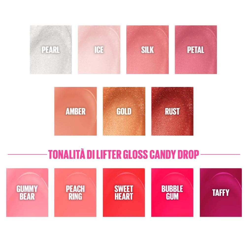 Maybelline New York Lifter Gloss, Lucidalabbra con acido ialuronico, Effetto rimpolpante e idratante, Silk (004), 5,4 ml