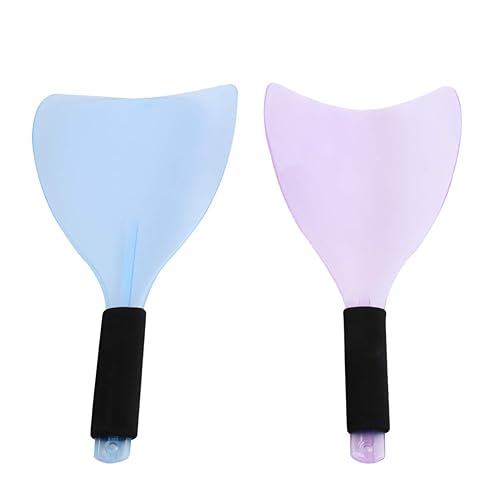 HEALLILY Shaper - Laca para el cabello, cubierta facial de mano, deflectores transparentes para peluquería, para peluquería, ojos, protector facial