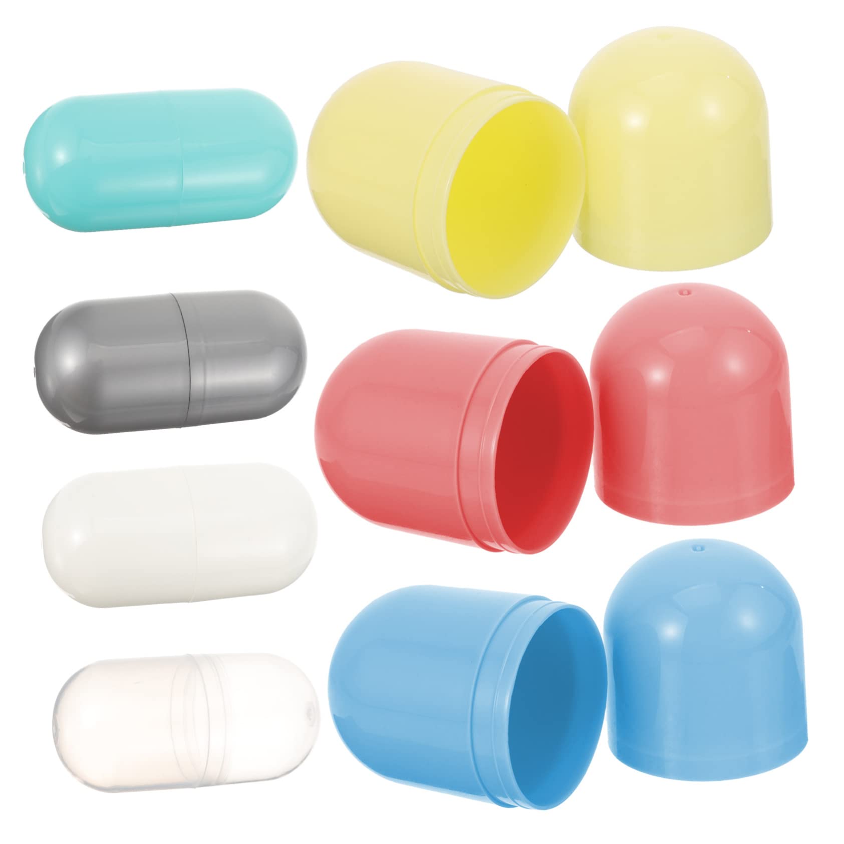 ibasenice 14pezzi Uova Di Plastica Colorate Per Scatole Riempibili Per Feste Di Pasqua Giocattoli e Caramelle Come Regali Per Feste