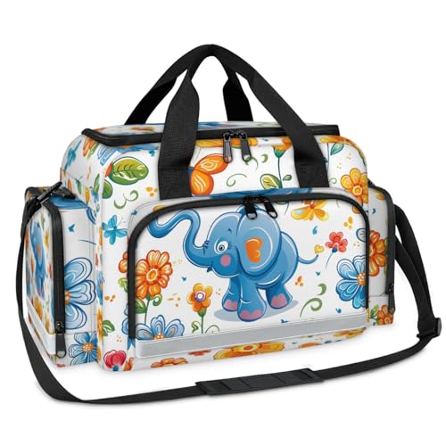 GzLeyigou First Aid Bags Empty, Intelligent Elephant Emergency Bag First Aid Kit Multiple Compartment Kit Carrier On Call Trauma Bag For Paramedics Emergency Medical Supplies Kit