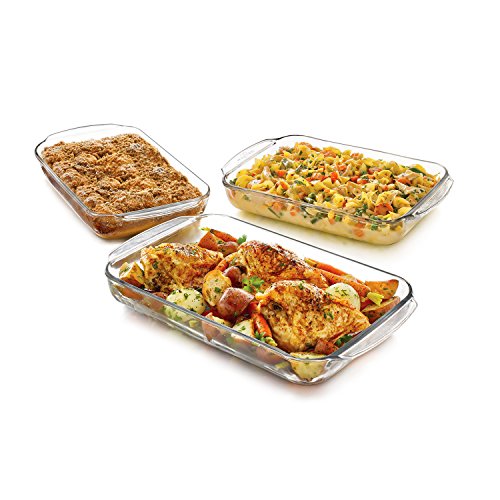 Reviews for Libbey Baker's Basics 3Piece Glass Casserole Baking Dish
