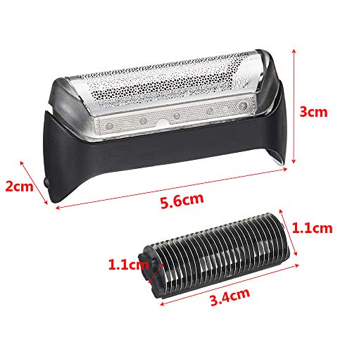 Rasiererfolie Scherk pfe Rasierergrill Rasier und Klingenbl?tter Elektrischer Rasierer Scherkopfkassette f¨¹r BRAUN 10B Series 1 190 180 170 - Image 8