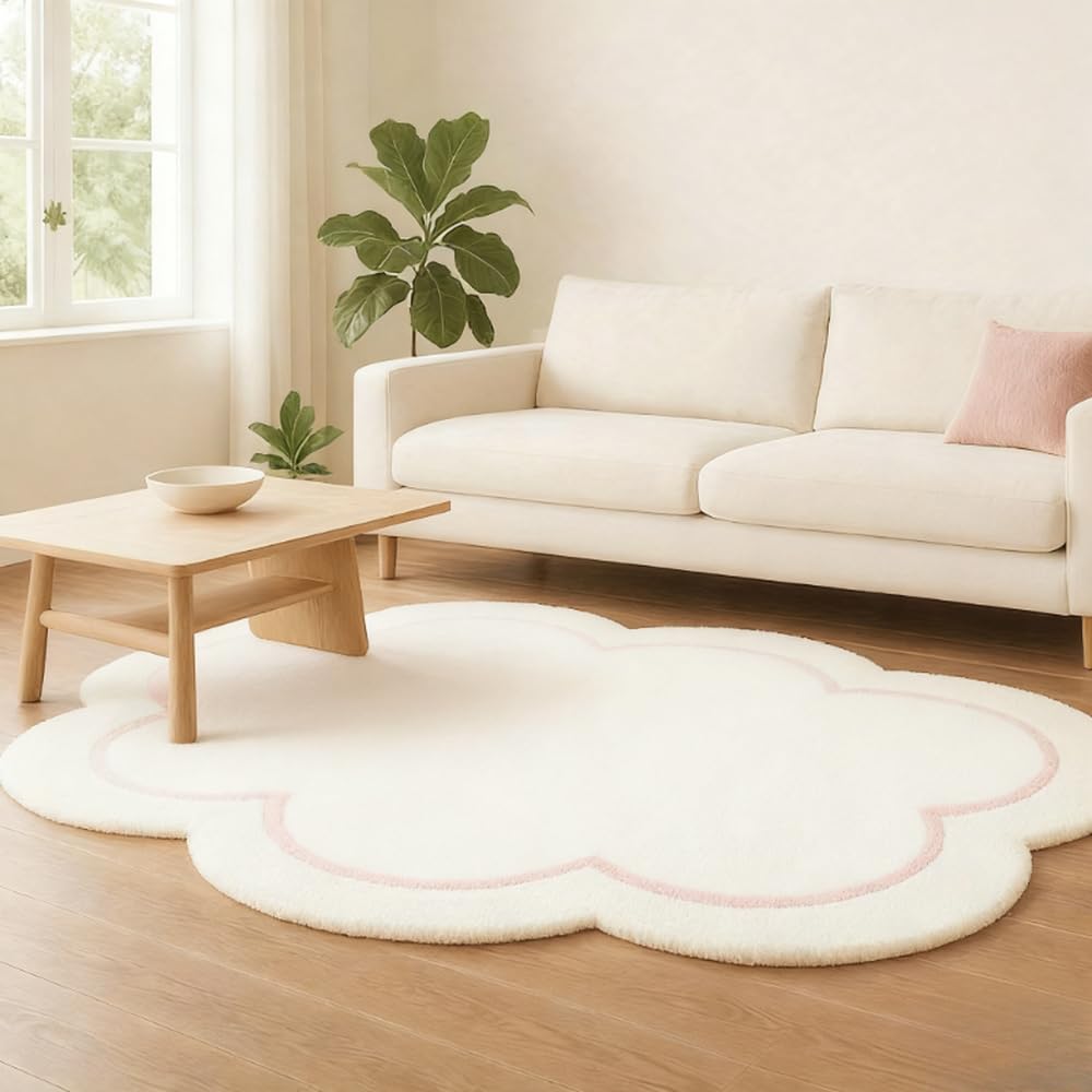 Tapis de salon irrégulier moelleux pour réveiller votre dressing