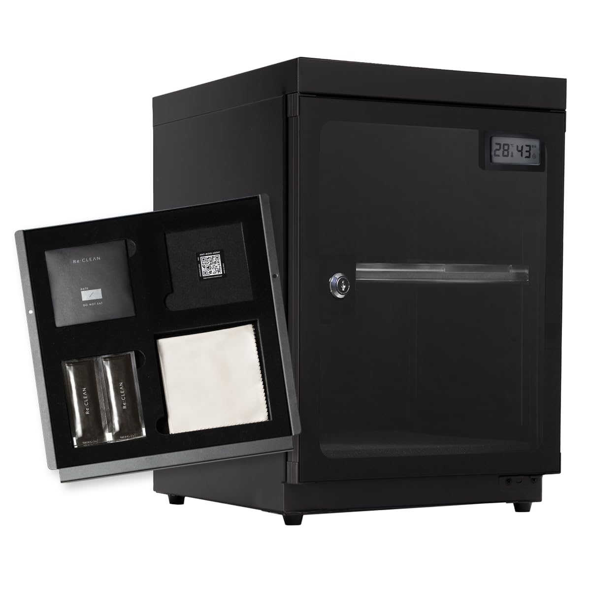Amazon | リクリーン 防湿庫 30L デジタル湿度計 5年保証 ドライ