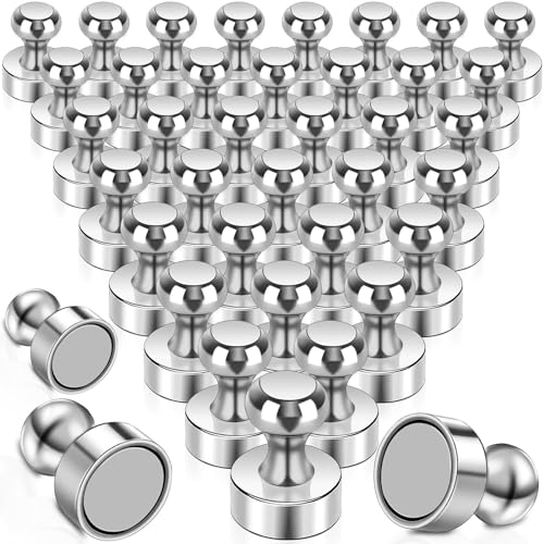 Starke Magnete, 36 St&uuml;ck Neodym Magnete Extra Stark Mini Magnet f&uuml;r K&uuml;hlschrank, Magnettafel, Kegelmagnete, Stecktafel, Pinnwand Kleine Magnet f&uuml;r Whiteboard B&uuml;ro Metall K&uuml;hlschrankmagnete