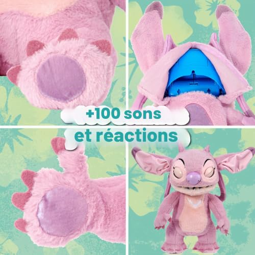 Peluche électronique Disney Angel Real FX de 45 cm interactive - 7