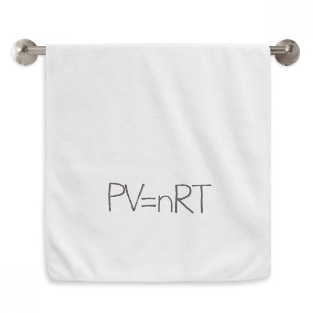 Serviette de toilette Chimie pour le sport et le laboratoire blanc