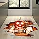 2 Stück 3D-Halloween-Bodenaufkleber, Bunt Fenster Aufkleber, Fensterdeko, Abnehmbare PVC Fensterbild, für Wohnzimmer, Bodendekoration, Kneipe