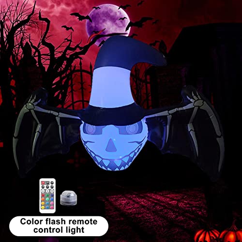 Explosão de morcego de Halloween,bastão azul enorme das asas pretas do Dia das Bruxas de 3ft - Morce