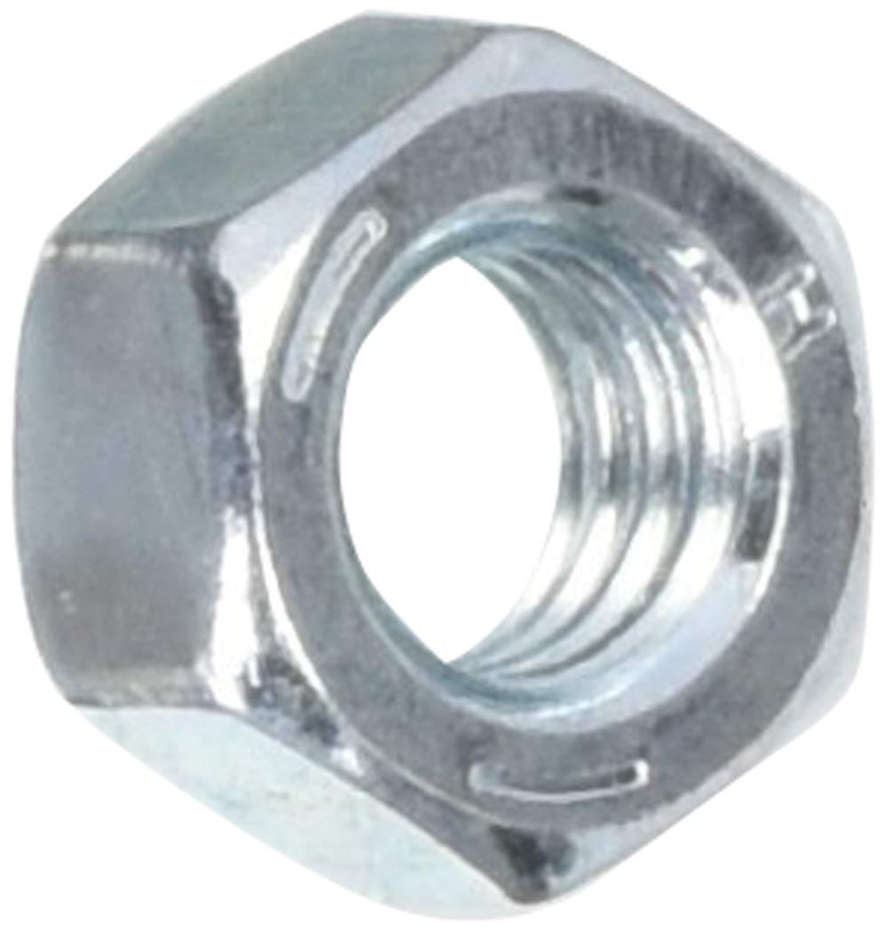 Medium-Strength Steel Nylon-Insert Locknut, Grade 5, Zinc-Plated, 1/4"-20 Thread Size