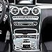 KOHDYEUJA 2Pcs Control Console Dashboard Panel TPU Protector Film for C Coupe C205 W205 C63 W204 2019