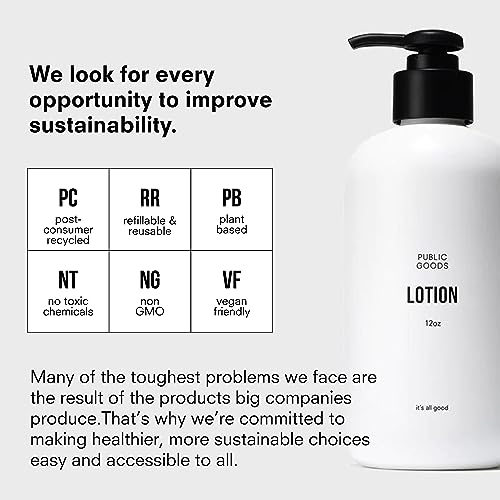 Public Goods Body & Hand Lotion For Women & Men | Natural Moisturizing Daily Lotion For Dry & Itchy Skin | Paraben & Sulfate Free thumb #4