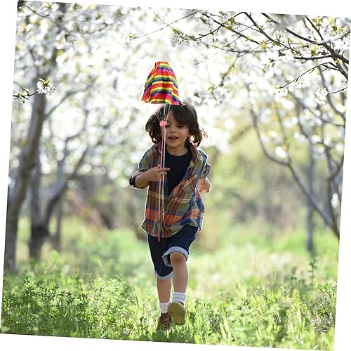 Yardwe 2 Unidades brinquedo adereços de jogo pára-quedas de arremesso de mão jogar pára-quedas arrem