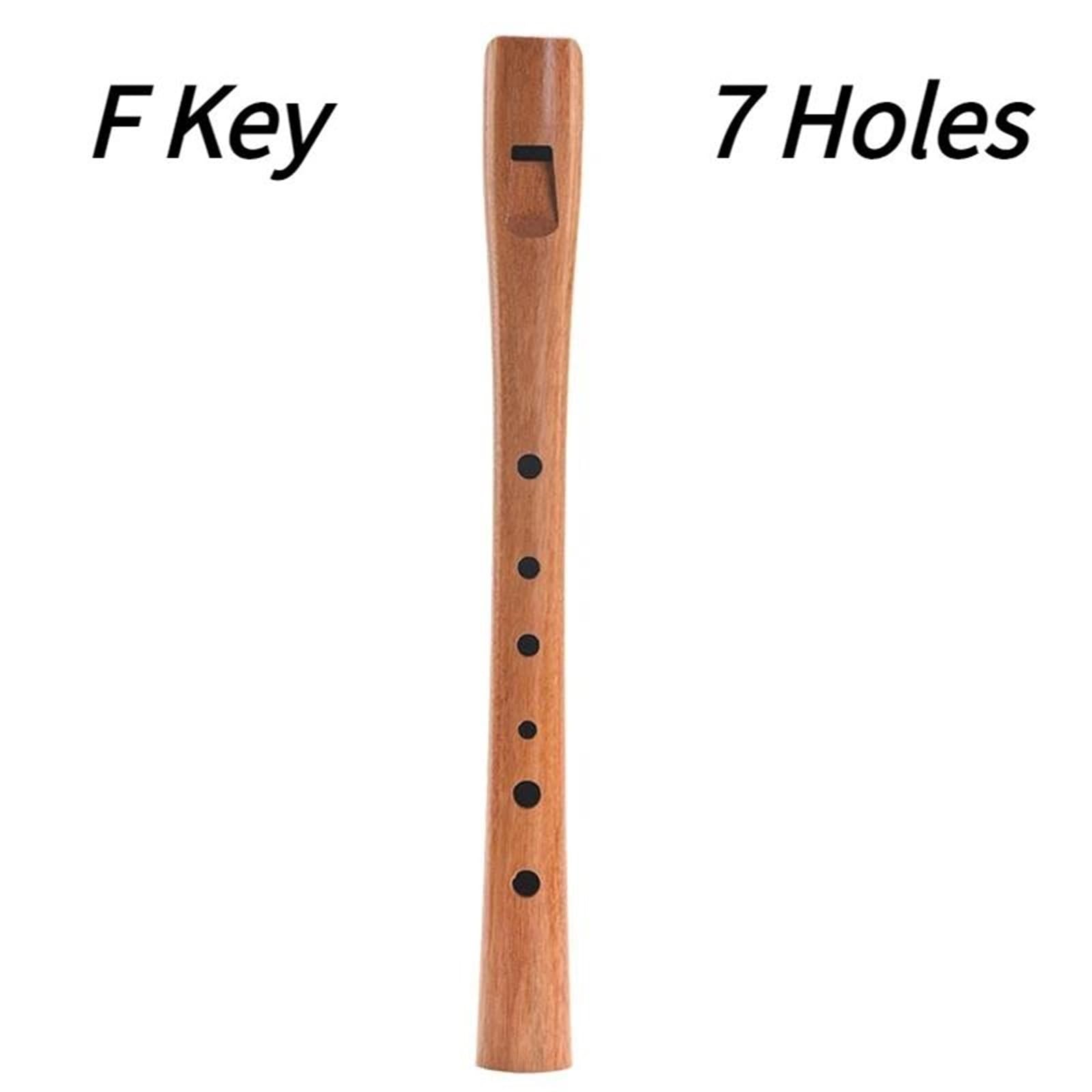 Blockflöte Musikinstrumente F/G-Tastenrekorder Handgefertigt Aus Massivem Holz Tragbar