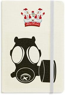 Pollution Counter Strike Gas Head Christmas Snowman Notebook capa dura grossa