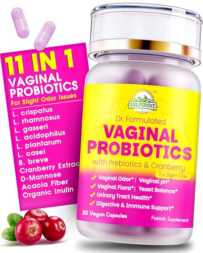 Image of Vaginal Probiotics for Women with Prebiotics & Cranberry - Dr. Formulated Feminine pH Balance Daily Supplement, Supports Vaginal Odor Control & Urinary Tract Health, 30 Servings