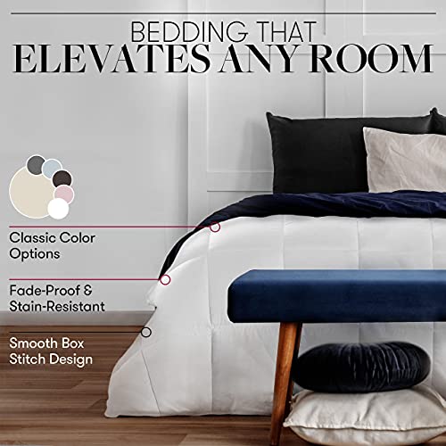 Beckham Hotel Twin/Twin Xl Collection Comforter – 1300 Series Goose Down Alternative Bed Comforters – Luxury Twin/Twin Xl Size Blanket - Machine Washable, All-Season Bedding, Duvet Insert - Burgundy #TOP3