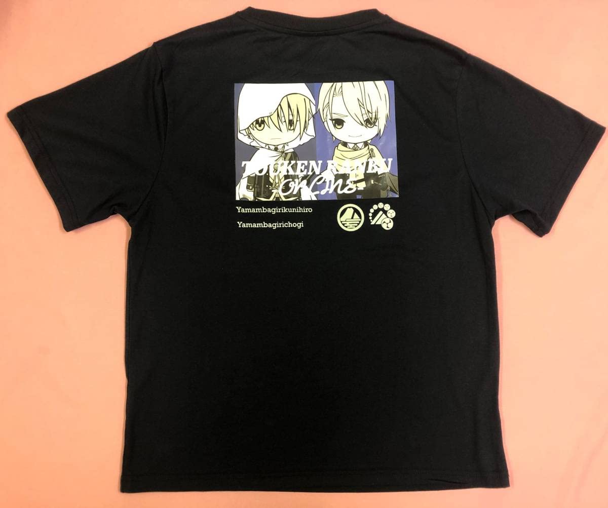 Amazon.co.jp: 刀剣乱舞 とうらぶ半袖TシャツM紺 タグ付き レディースT 