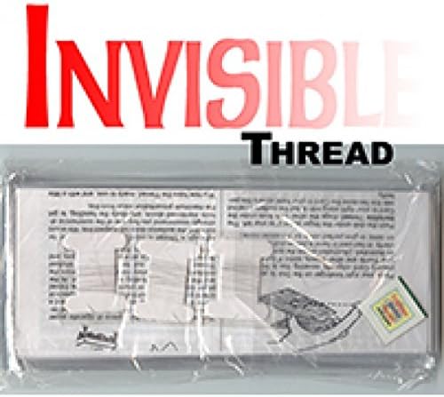 Invisible Thread Packet for Real Magic Tricks, Magicians for Kids ( 2 Meters x 3 Reels - Multi Colour)
