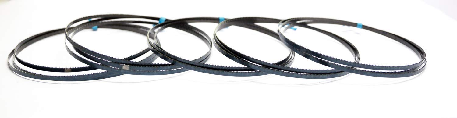 SBM - Hoja de sierra de cinta (5 unidades, 1500 x 6 x 0,65 mm, 14 dientes por pulgada)