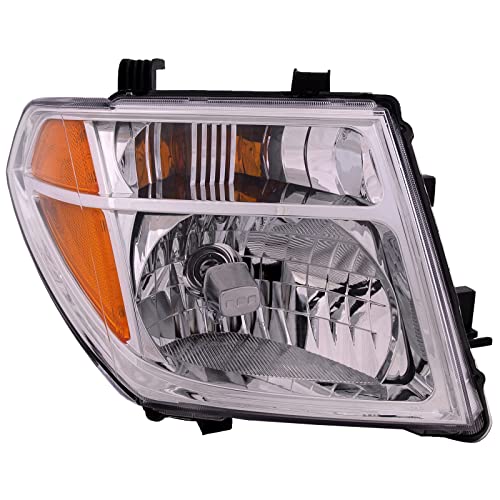 HEADLIGHTSDEPOT Headlight Right Passenger Side CAPA Certified Compatible with 2005-2008 Nissan Frontier/2005-2007 Pathfinder All Models